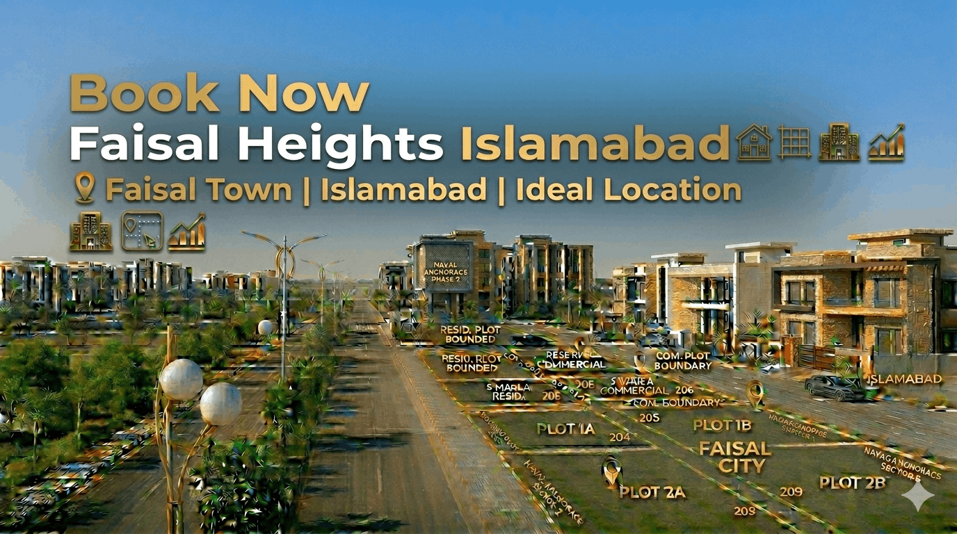 Book Now Faisal Heights Islamabad
