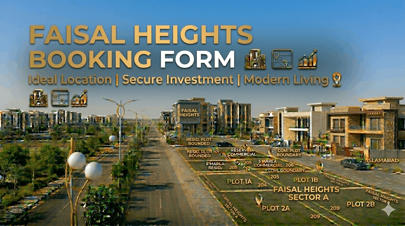 Faisal Heights Booking Form